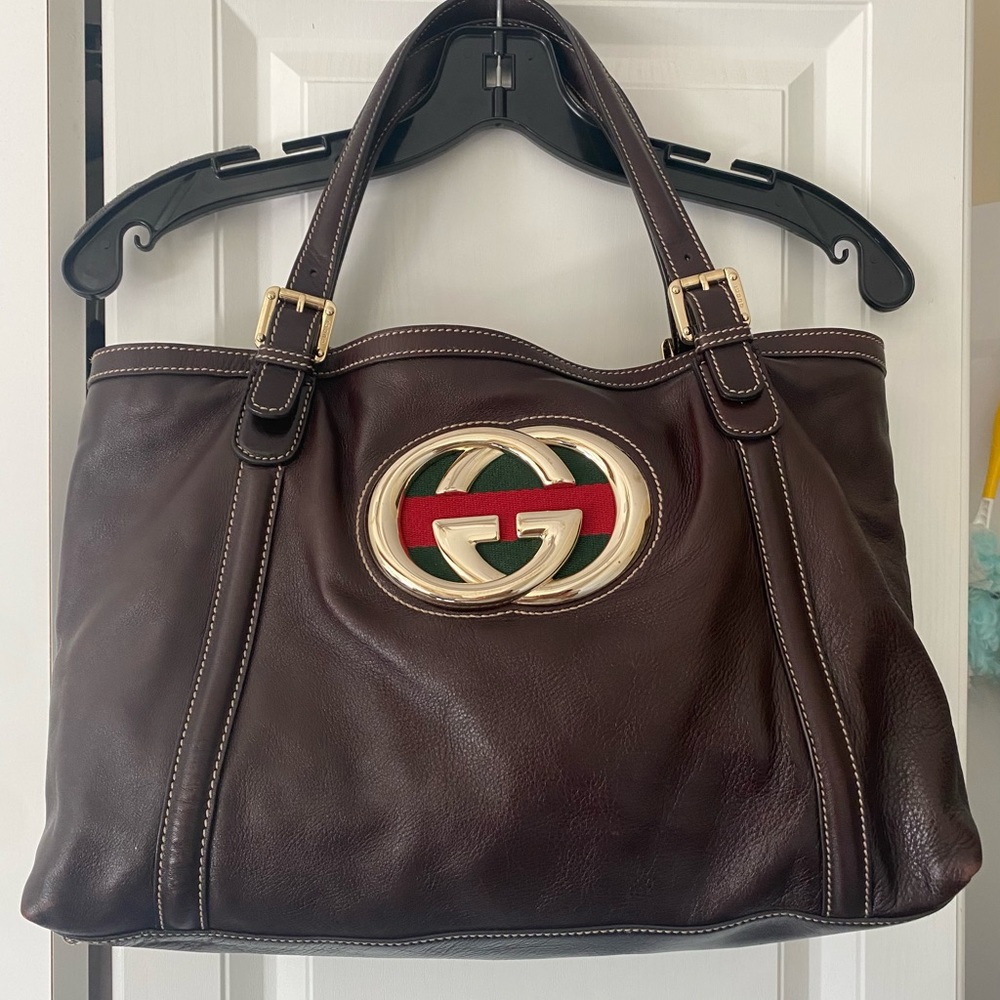 Authentic Gucci leather bag